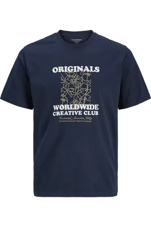 JACK & JONES Printed Crew Neck T-shirt