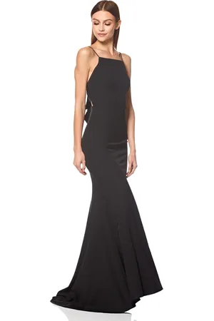 Jarlo Jemima Square Neck Maxi Dress with Open Back, UK 6 / US 2 / EU 34 /