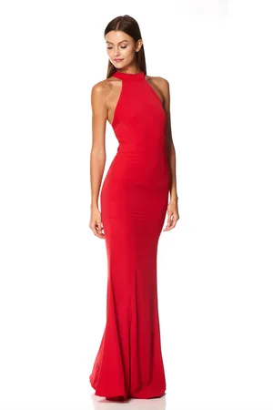 Jarlo Caden Halter Neck Maxi Dress, UK 10 / US 6 / EU 38 /
