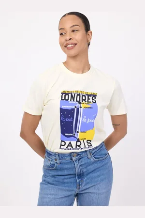 Joanie Clothing Francoise Vintage Graphic Tee - Small (UK 8-10) - Sustainable Organic Cotton
