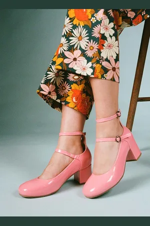 Joanie Clothing Rouen Patent Leather Mary Jane Shoes - - UK 3