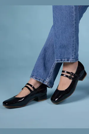 Joanie Clothing Paris Patent Leather Mary Jane Shoes - - UK 3