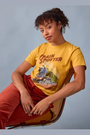 Joanie Clothing Ferroequinologist Trainspotter Vintage Graphic Tee - Small (UK 8-10) - Sustainable Organic Cotton