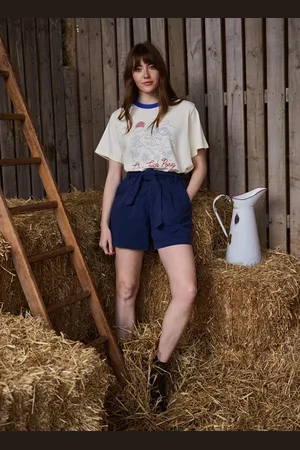 Joanie Clothing Cash One Trick Pony Boxy Fit Graphic Tee-L (UK 16-18) - Sustainable Organic Cotton