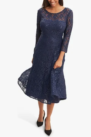 Gina bacconi denise lace hot sale dress