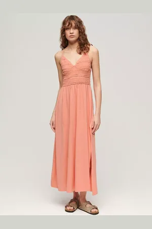 Superdry Jersey Lace Maxi Dress