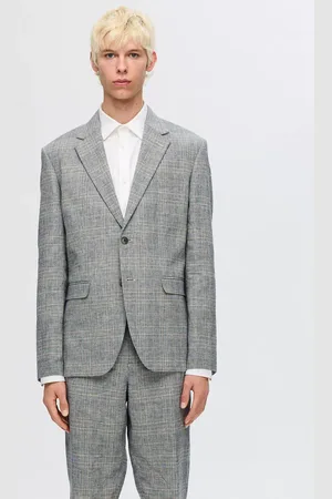SELECTED Linen Check Blazer