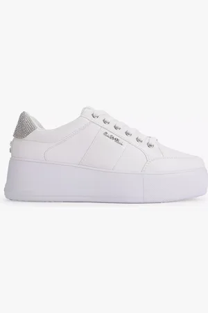 Carvela Jive Lace Up Platform Trainers