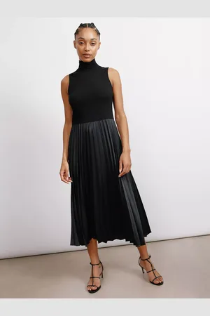 Albaray Ribbed Jersey Pleat Dress