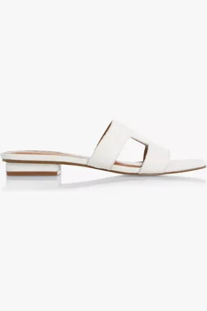 Dune Loupe Flat Slider Sandals