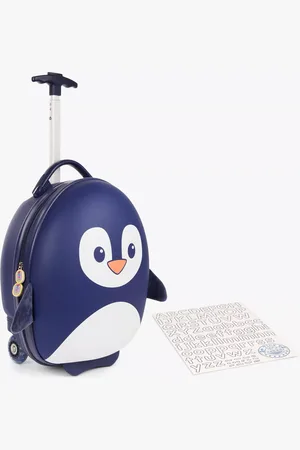 boppi Tiny Trekker Penguin 2 Wheel Cabin Suitcase, 17L