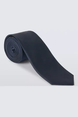 Kin Silk Blend Woven Thin Tie