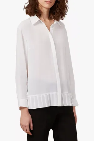 French Connection Crepe Pleat Shirt