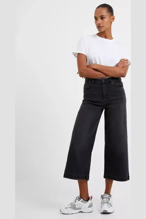 French Connection Stretch Wide Culotte Trousers