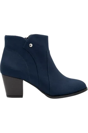 Paradox London Beatrice Wide Fit Block Heeled Boots