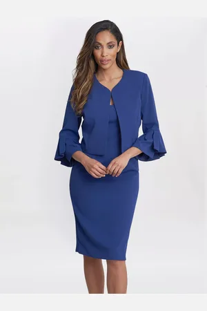 Gina Bacconi Gigi Moss Crepe Bolero