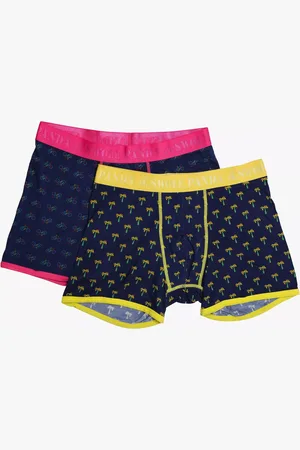 Swole Panda Bicycles & Palm Trees Bamboo Boxers, Pack of 2