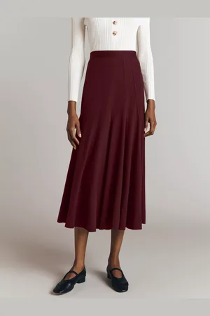 Ghost Sasha Jersey Midi Skirt