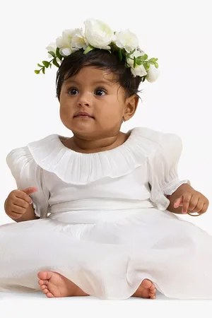 Angel & Rocket Baby Gracie Frill Collar Tie Sash Dress