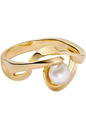 ASTLEY CLARKE Twisted Freshwater Pearl Cocktail Ring