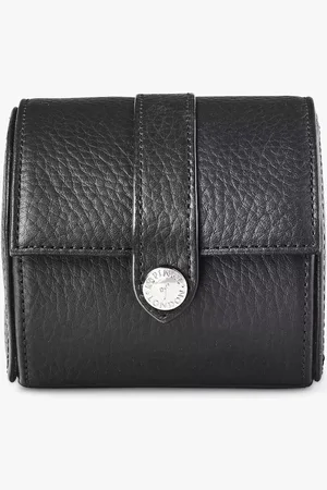 ASPINAL OF LONDON Pebble Leather Travel Watch Roll
