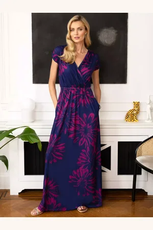 HotSquash Petite Abstract Print Jersey Maxi Dress
