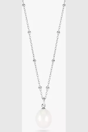 Dower & Hall Pearl Pendant Beaded Necklace