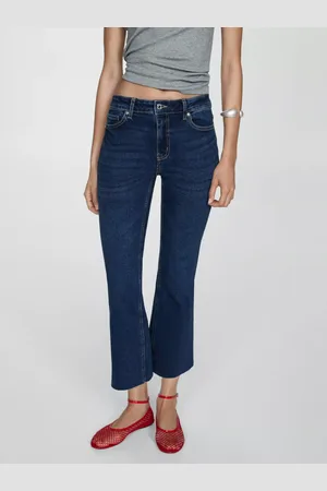 MANGO Sienna Flare Crop Jeans