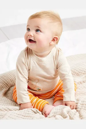 Mini Cuddles Baby Cotton Long Sleeve Top & Joggers Set