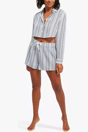 Nudea Organic Cotton Cropped Night Shirt