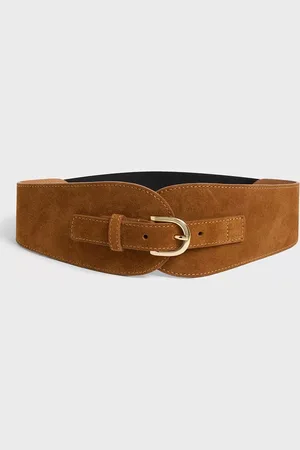 Gerard Darel Olympe Suede Corset Belt