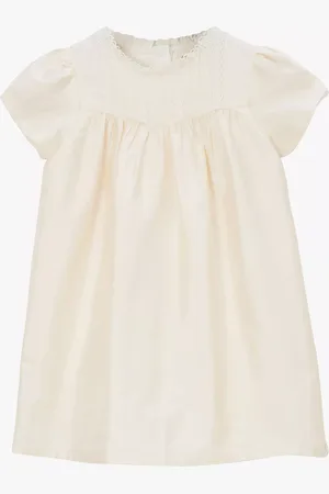 Angel & Rocket Baby Sofia Tafetta Lace Trim Dress