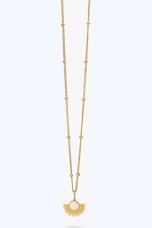 Enamel Soleil Necklace