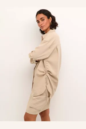 Kaffe Majse Casual Fit Drawstring Side Shirt