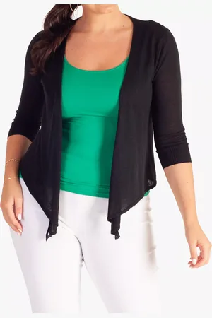Chesca Multiway Silk Linen Blend Cardigan