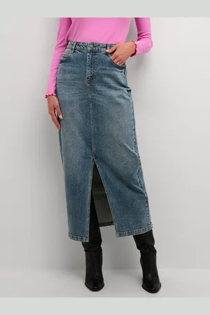 Kaffe Dana Denim Maxi Skirt