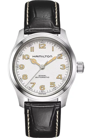 Hamilton H70405710 Unisex Khaki Field Murph Automatic Leather Strap Watch