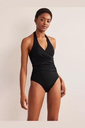 Boden Levanzo Ruched Halterneck Swimsuit