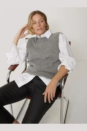 Jigsaw Cashmere Crew Neck Tank Top