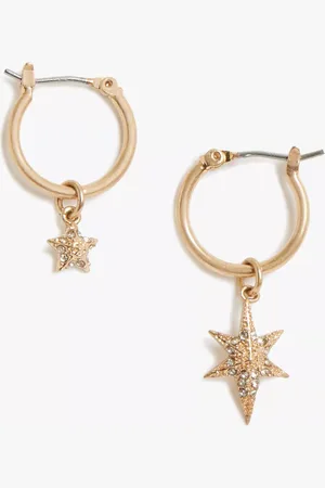 AllSaints Star Huggie Hoop Earrings