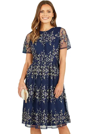 Yumi Floral Embroidered Dress