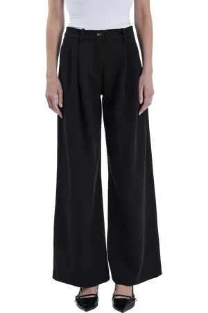 James Lakeland Pintuck Wide Leg Trousers