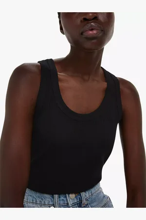 Whistles Ultimate Ribbed Scoop Neck Vest