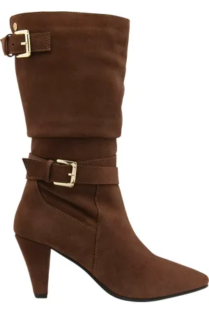 Ravel Guise Suede Pointed Heeled Slouchy Boots
