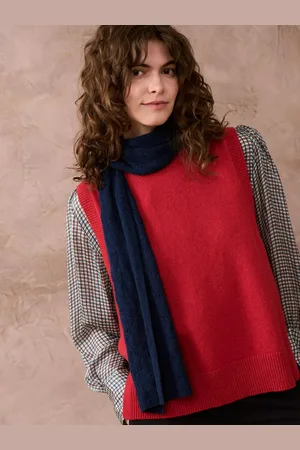 BRORA Cashmere Pointelle Scarf
