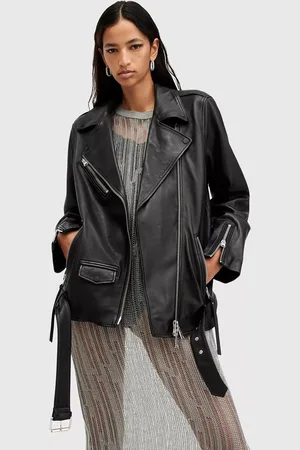 AllSaints Billie Leather Biker Jacket