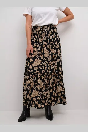 Kaffe Smocked Maxi Skirt