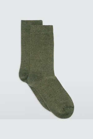 John Lewis Cotton Silk Blend Ankle Socks
