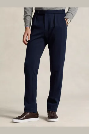 Ralph Lauren Pleated Double-Knit Suit Trouser