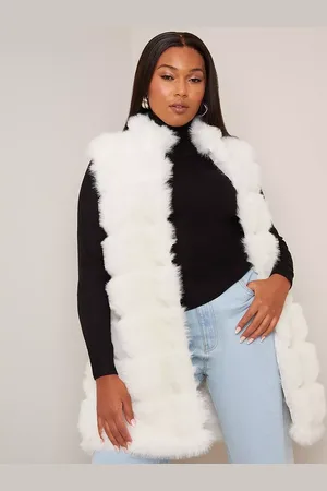 Chi Chi London Fur Stripe Gilet